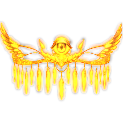 Glowing Godly Angel Eye Crown (Gold) - Emissive Roblox item