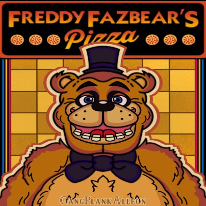 FNAF Freddy Fazbear Retro Poster Roblox decal