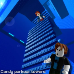Candy parkour towers