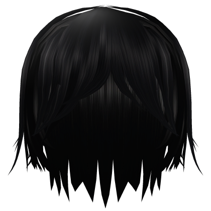 Shattered Black Emo Scene Hair Roblox item