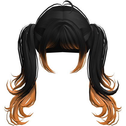 Flowy Long Igari Lolita Pigtails (Halloween) Roblox item