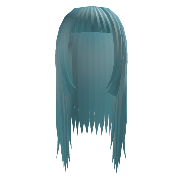 Long Gothic Vamp Hair Blue