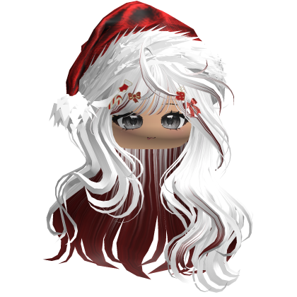 Cute Christmas Waves w/ Charms (White&Red)