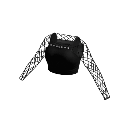 ✅ black emo gothic new goth fishnet net sleeves thumbnail