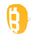 Glowing Bitcoin Mask