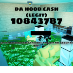 Da Hood Cash (LEGIT)