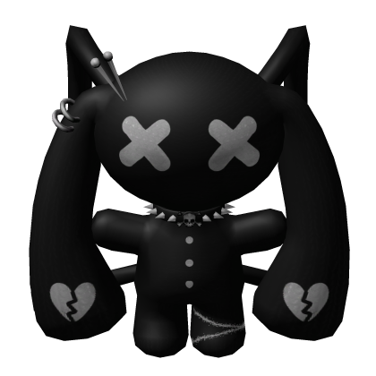 ♡ grunge emo bunny backpack
