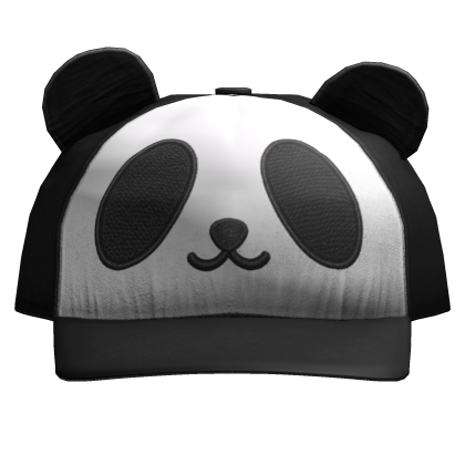 cute moe tilted panda cap Roblox item