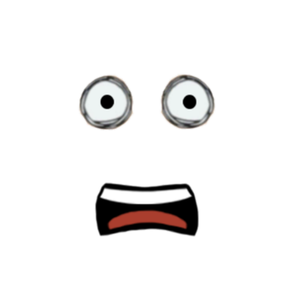 Freaked Face Roblox decal