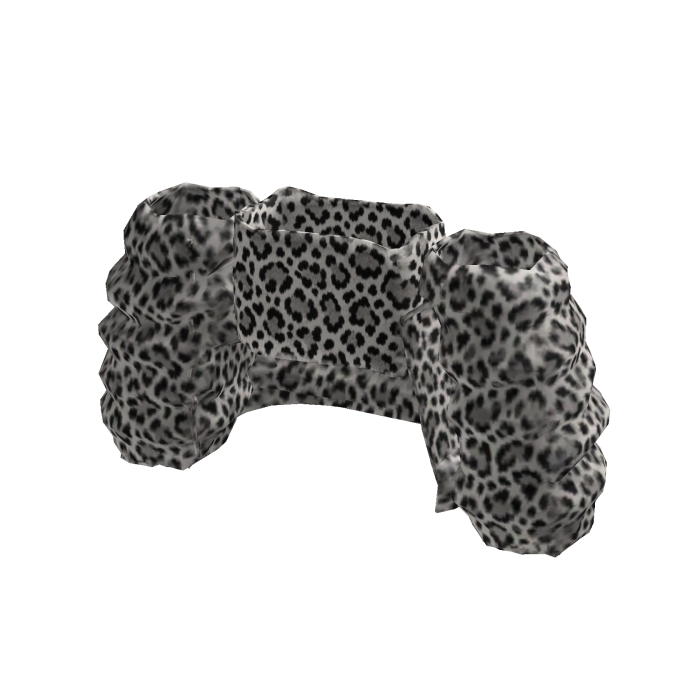 Snow Leopard Fluffy Jacket with Top