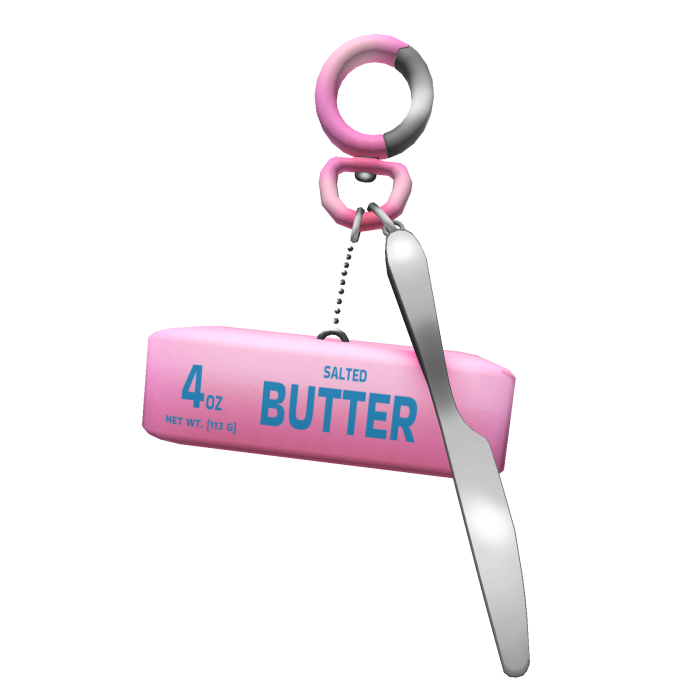 Butter Squishy Keychain