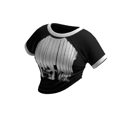 Cozy Graphic Y2K Tee (Black White)