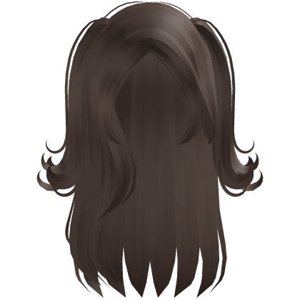 ۶ৎ | half up pigtails flipped light brown hair