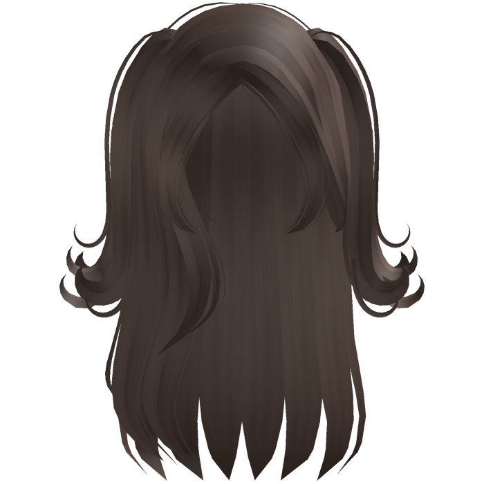 ۶ৎ | half up pigtails flipped light brown hair