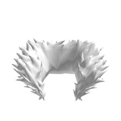 large white neck fur