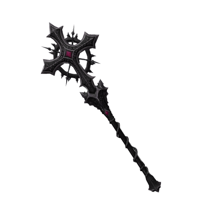 Dark Gothic Cross Staff Roblox item
