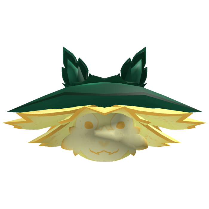 Yellow flower bud critter head