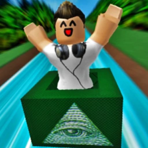 SLIDE 999,999 MILES IN A BOX OBBY! official Roblox game thumbnail