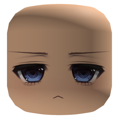 Kawaii Sleepy Eyes Face