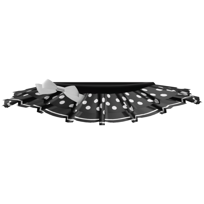 🐾 cute black white polka dot tutu skirt tweencore