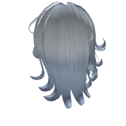 Gyaru Bouncy Layered Curls Sky Blue