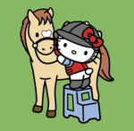 .- equestrians, and leia ! -.