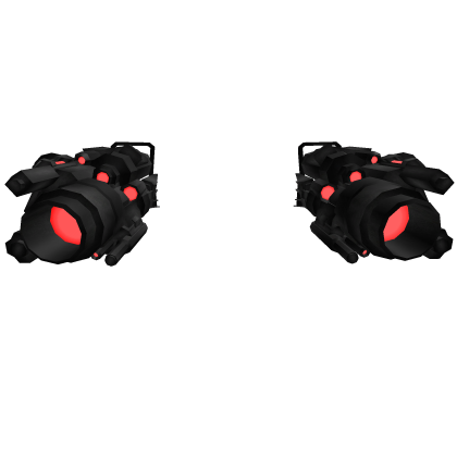 Red Recording Titan Dual Energy Turrets [Glow]