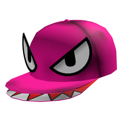 Big pink shark cap