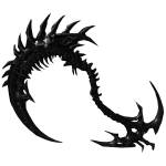 Black Goth Vampire Scythe [PBR]