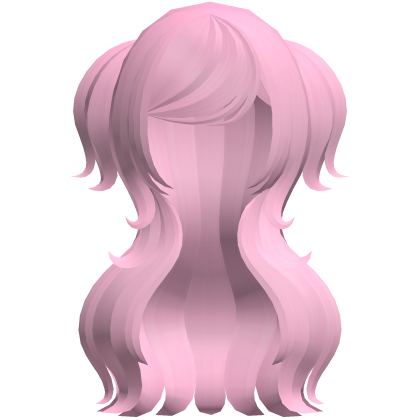 🐾 sweet fluffy curly long angel hair pink Roblox item