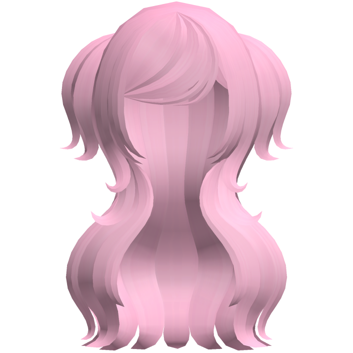 🐾 sweet fluffy curly long angel hair pink