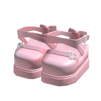 3.0 Pink Platform Mary Janes