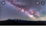Milky way from the galaxy