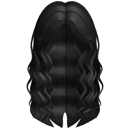Wispy Wavy Long Hair (Black) thumbnail