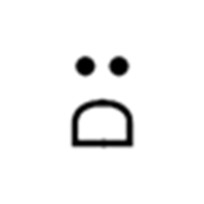 Sad Face Roblox decal
