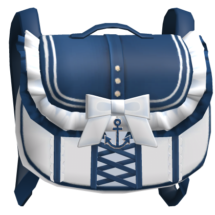 Dark Blue Cutesy Kawaii Sailor Backpack 3.0 Roblox item