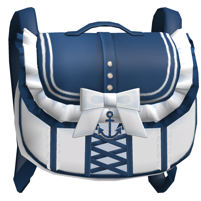 Dark Blue Cutesy Kawaii Sailor Backpack 3.0