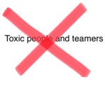 Target toxic people, teamer