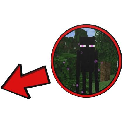 Enderman Pointing Meme Circle Minecraft Roblox item