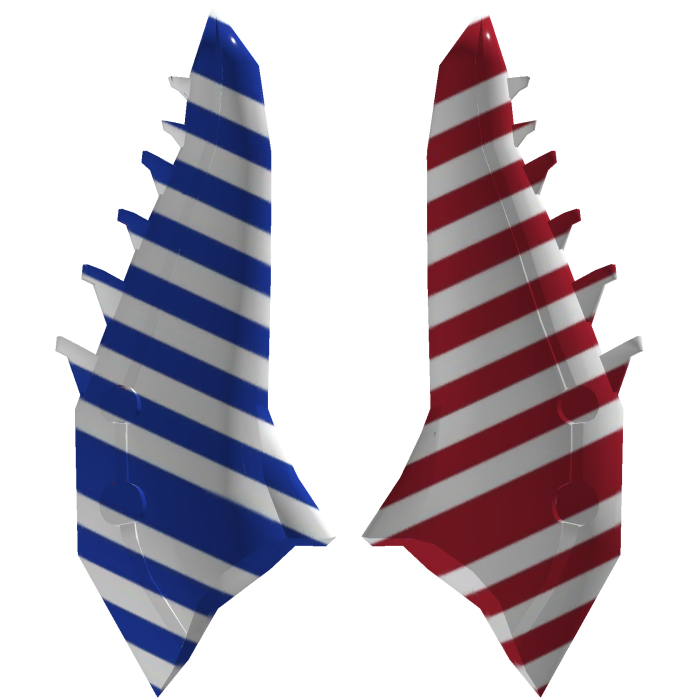 Blue/Red Stripes Candles of Pwnage Recolor (Addon)