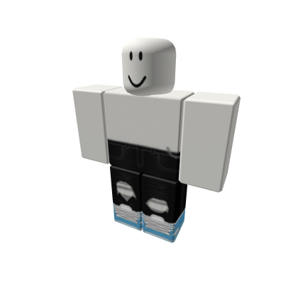 black pants blue sneakers thumbnail