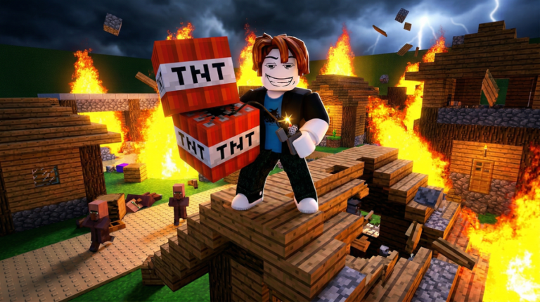 DESTROY A VILLAGE INSANELY screenshot 2