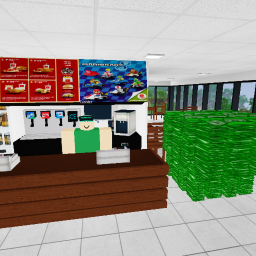 rob McDonalds for epic roux Minecraft????