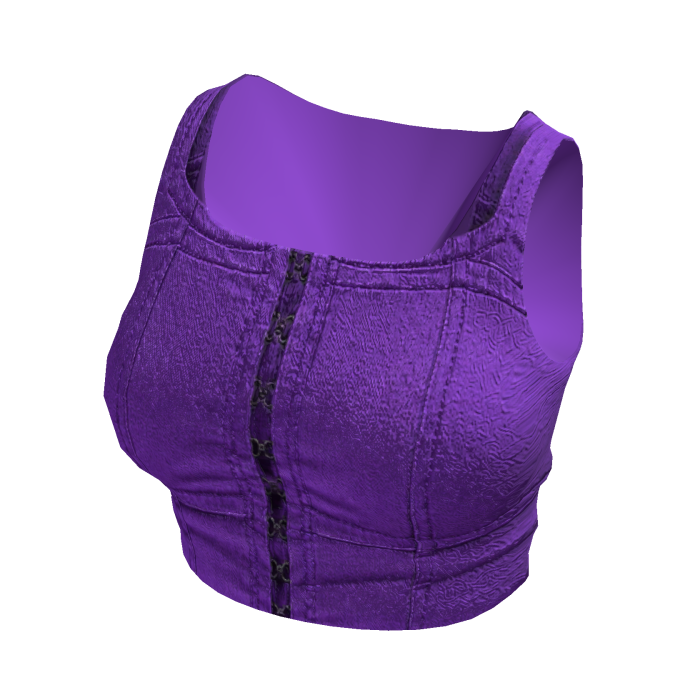 Purple Y2K Corset Top