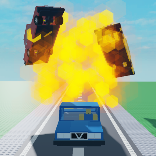 Car Crash Test [Blocky Edition] official Roblox game thumbnail