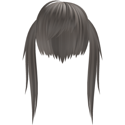 Ash brown alt vkei anime cute scene cut pigtails Roblox item