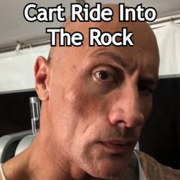 Cart Ride Into The Rock For Admin!