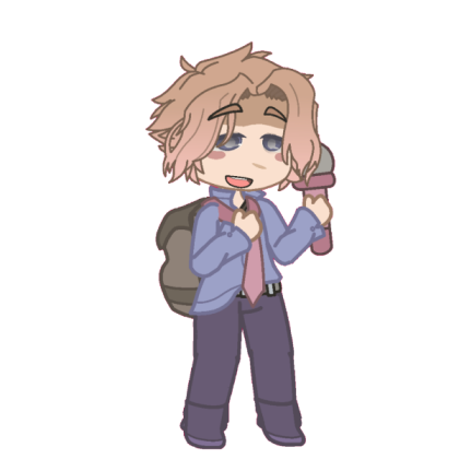 Basically a pixel man who got turned into gacha Roblox decal