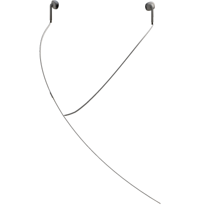 EarBuds (White/Grey) Roblox item