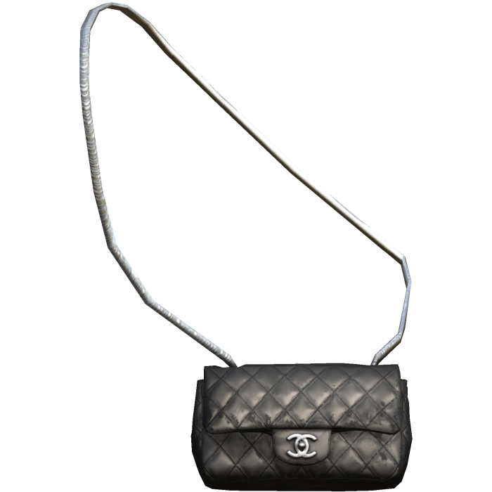 Black/Silver Chanel Purse